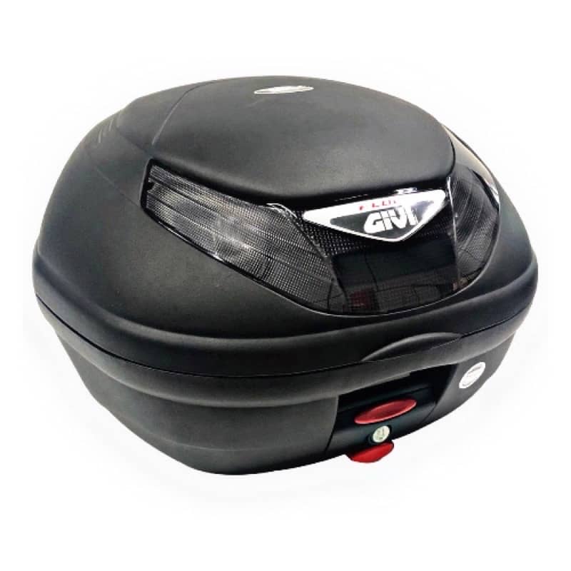 Givi Box Monolock Topcase E N Flow Black Litre With Clear