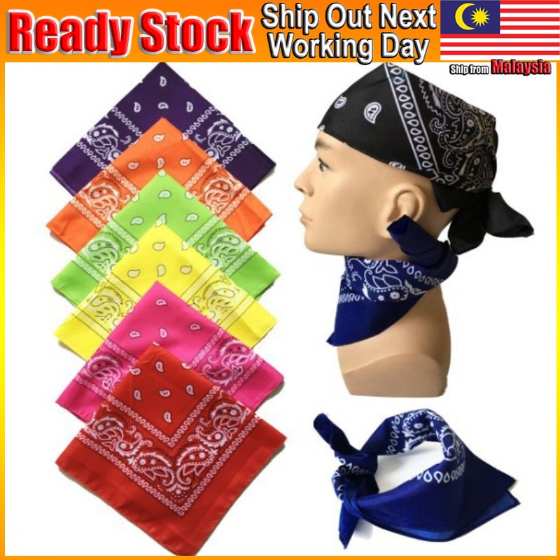 Newest Blend Hip Hop Scarves Scarf Bandana Head Band Towel Paisley