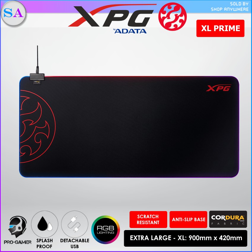 ADATA XPG Battleground XL Prime CORDURA RGB Gaming Extra Large Mouse