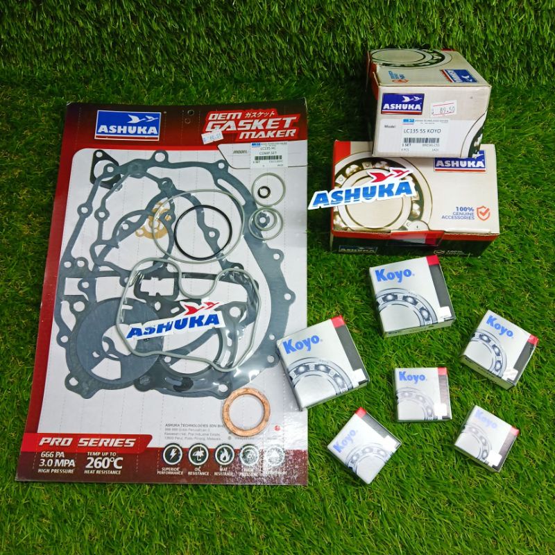 Ashuka Complete Set Koyo Bearing Full Set Lc S Shopee Malaysia