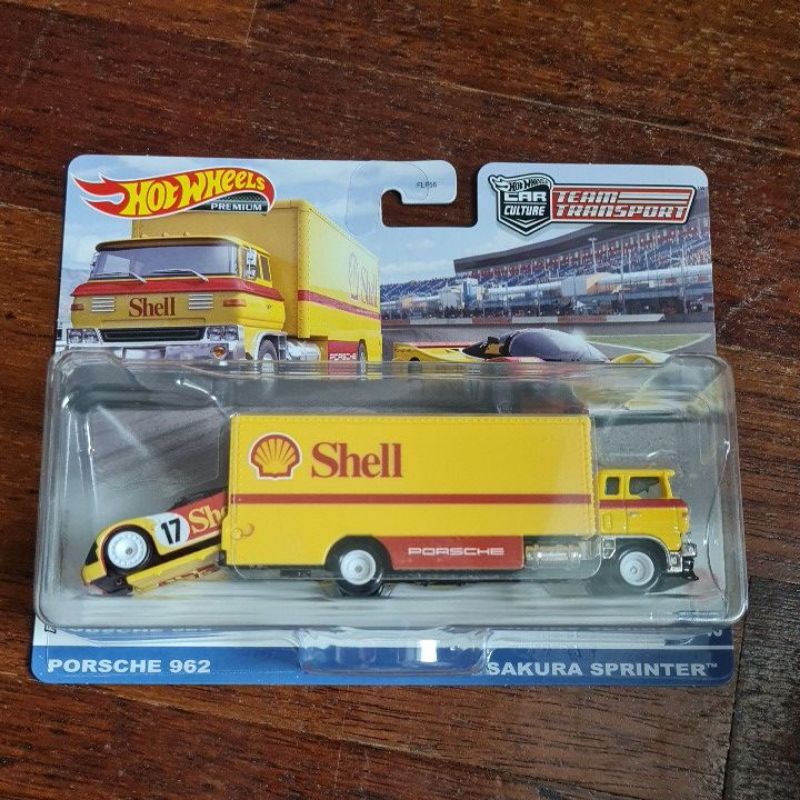 Acmk Hot Wheels Team Transport Shell Porsche Shopee Malaysia