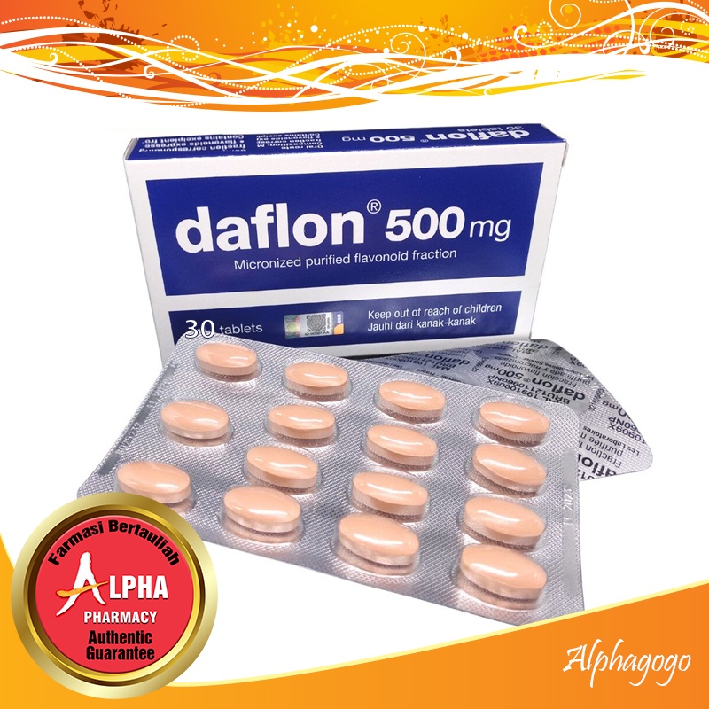 Daflon Mg Tablets Micronized Purified Flavonoid Fraction