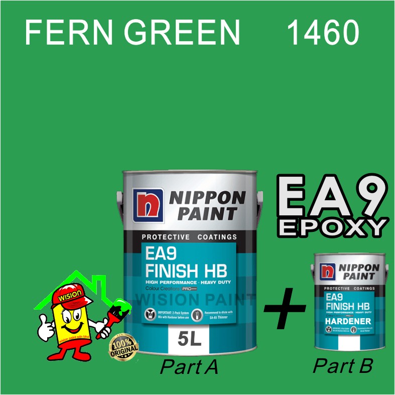 Fern Green L Ea Finish Hb Set Nippon Epoxy Fish Pool