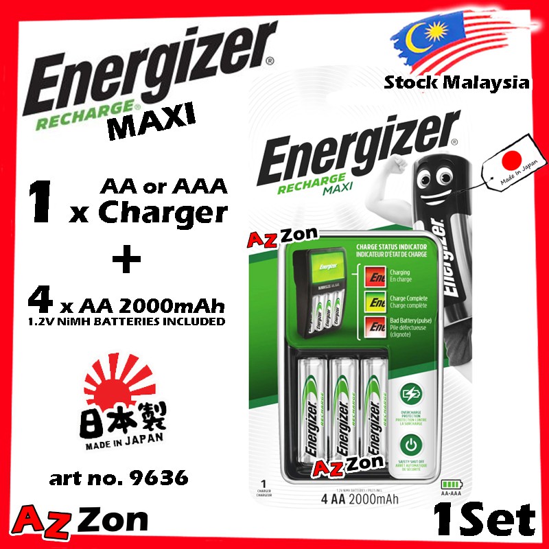 Energizer Rechargeable Battery Energizer Recharge Maxi Original