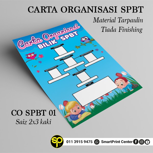 Carta Organisasi Spbt Saiz X Kaki Shopee Malaysia