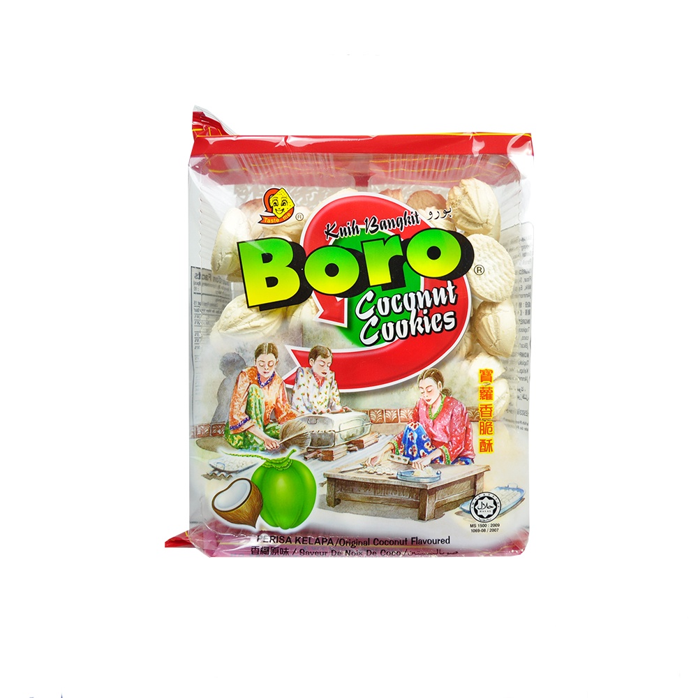 Boro Coconut Cookies Kuih Bangkit 宝罗 香脆酥 Original Coconut Flavoured