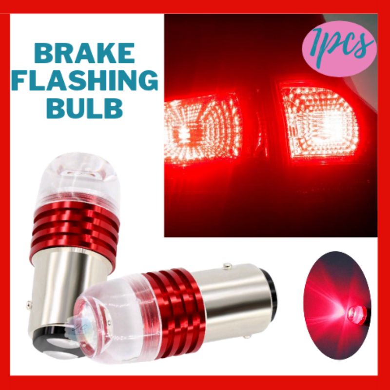 Pcs Car Motorcycle Strobe Flashing Led Brake Flashing Bulb Lampu Brek