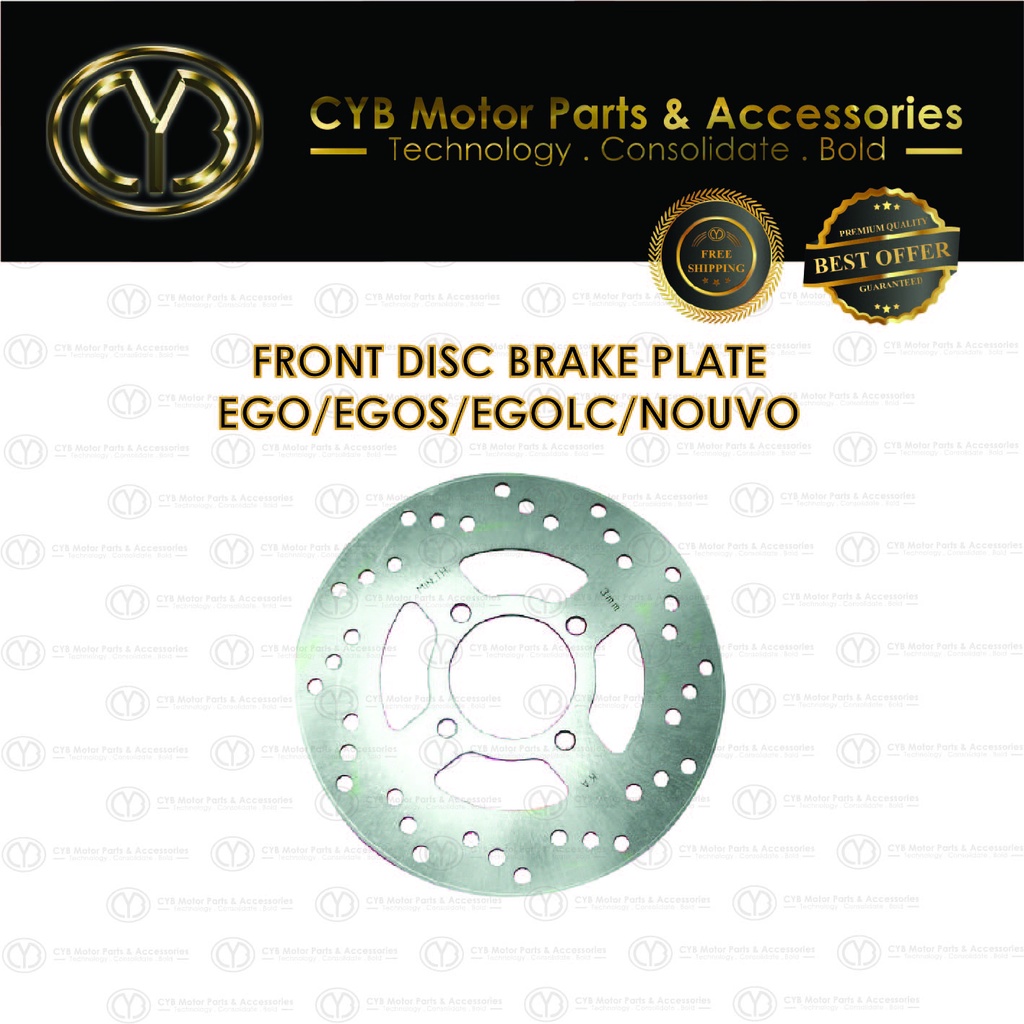 Front Disc Brake Plate Yamaha Ego Egos Egolc Nouvo Plat Brek Cakera