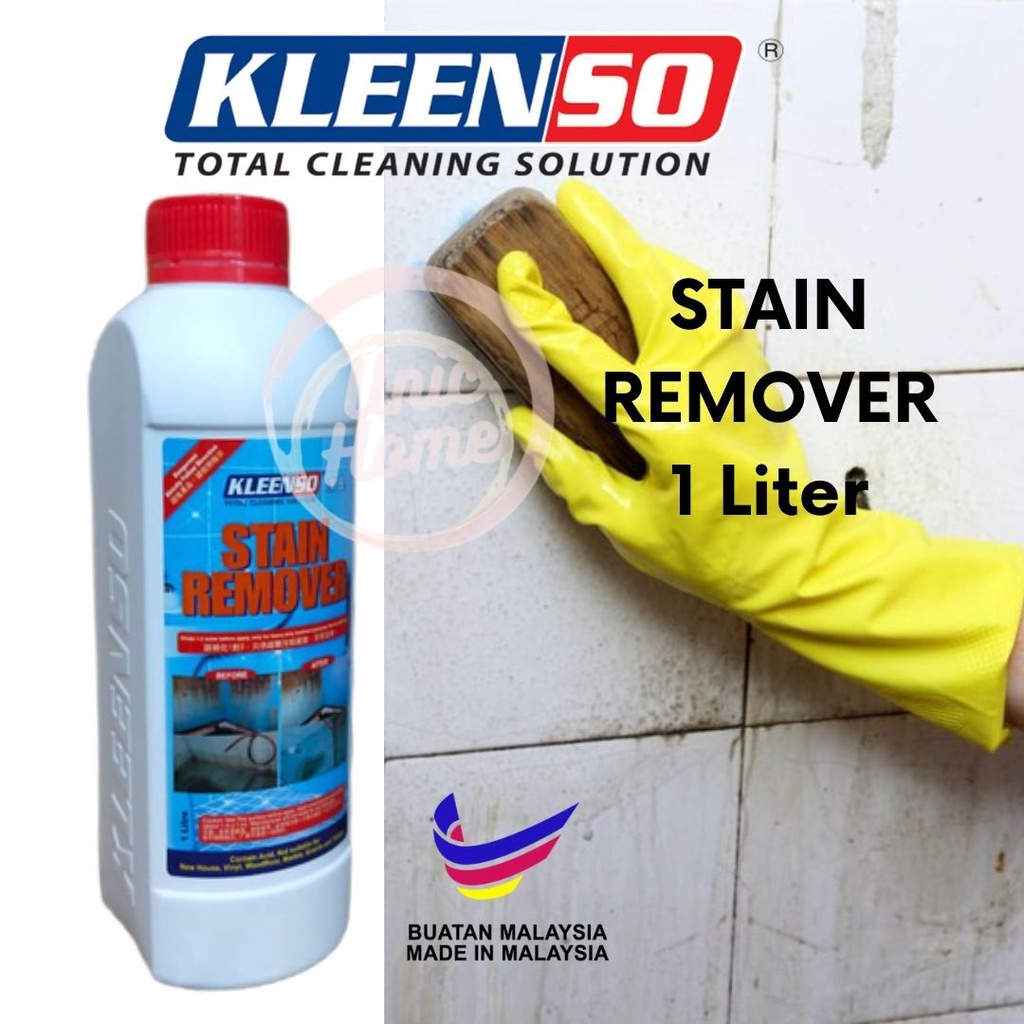 Kleenso Concentrated Stain Remover For Tiles 1 Litre Pencuci Kotoran