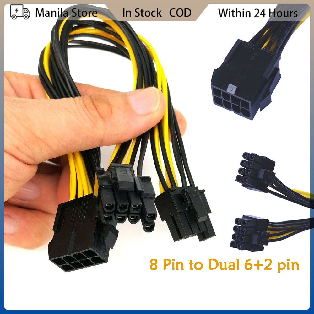 Pin To Dual Pin Pci Express Power Converter Cable Pcie Pci E