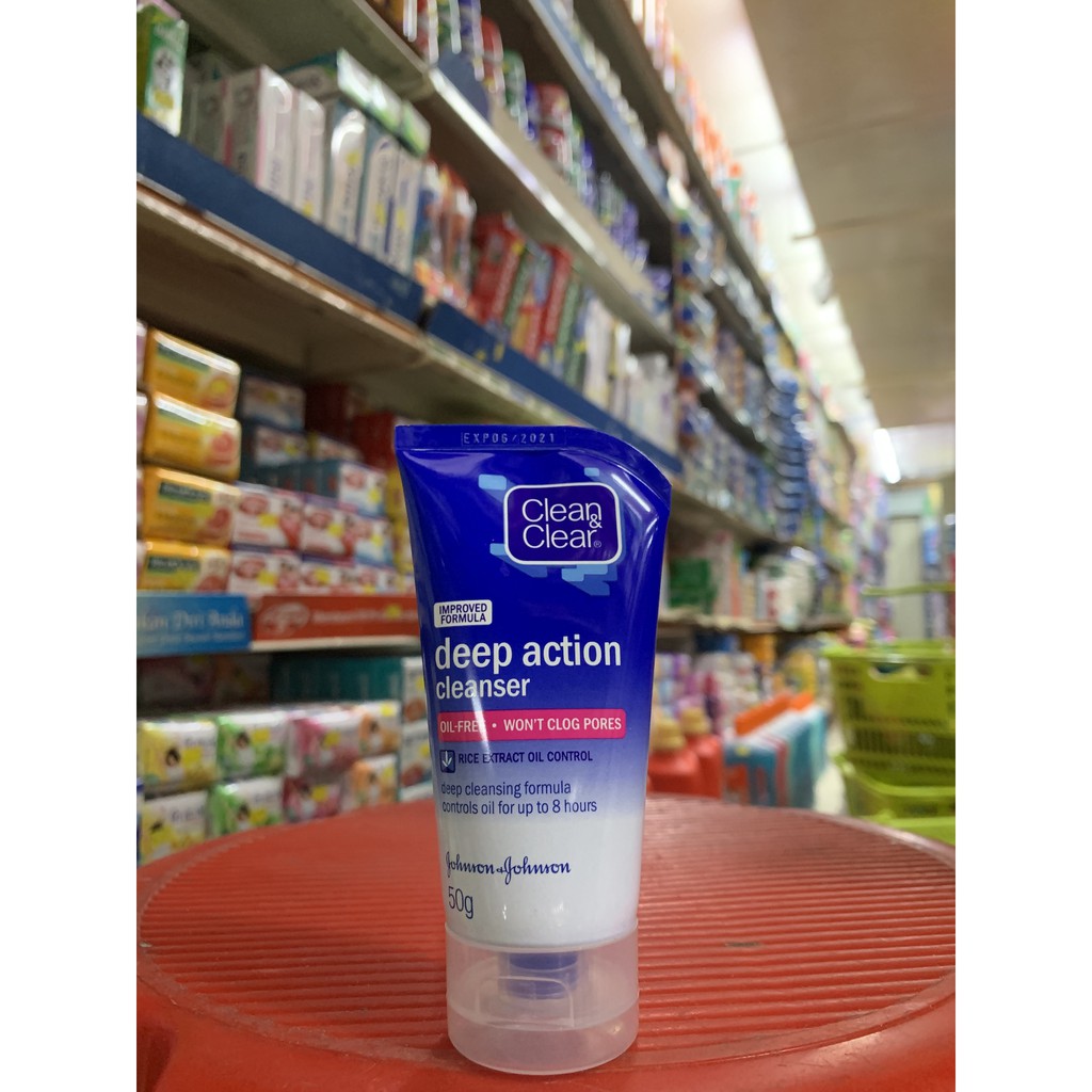 Clean Clear Deep Action Cleanser 50g Shopee Malaysia