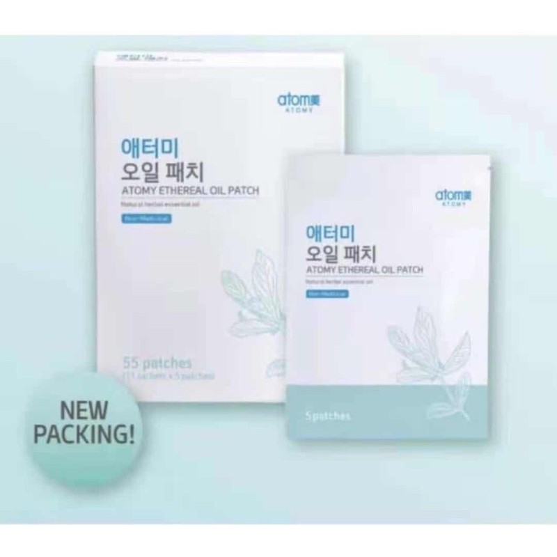 Atomy Ethereal Oil Patch 1 Pack 5 PcsReady Stock Shopee Malaysia