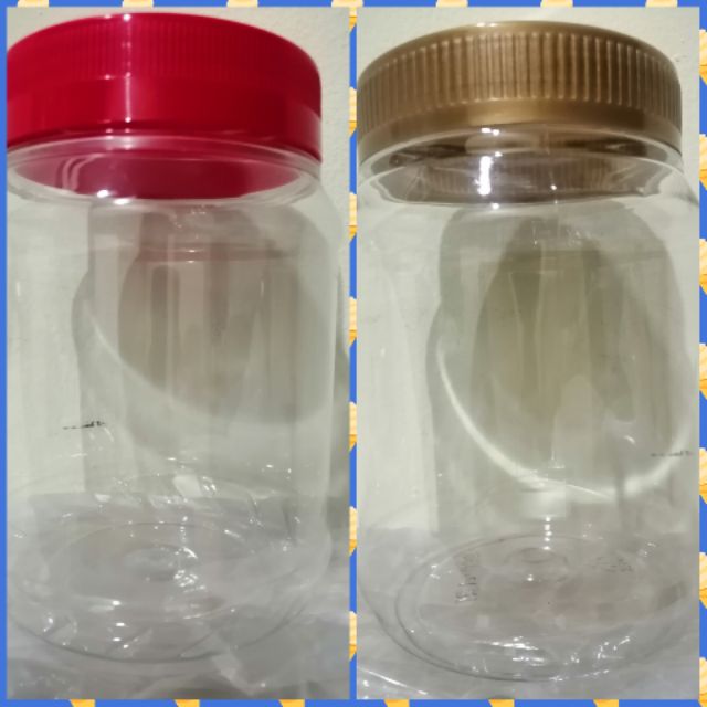 Balang Plastik Code 4018 1400ml Bekas Kuih Plastik Ready Stock