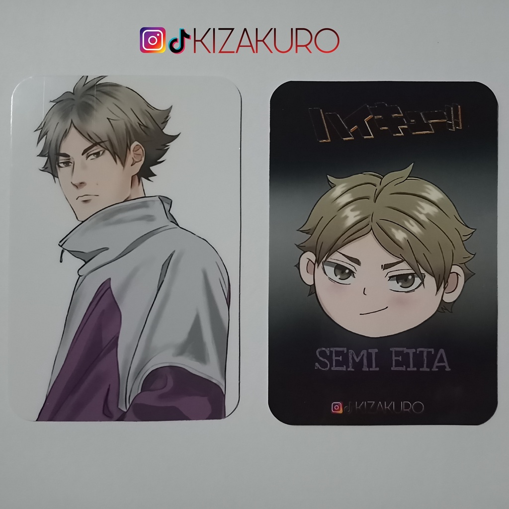 Haikyuu Photocard Haikyuu Double Sided Photocard Shopee Malaysia