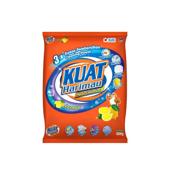 Kuat Harimau Detergent Powder Lemon G Shopee Malaysia