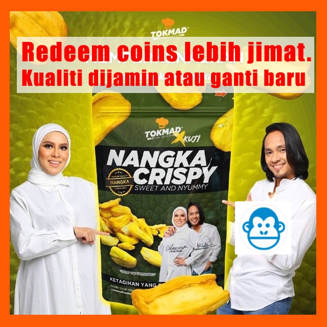 Nangka Crispy Tokmad G Jihan Muse Kerepek Nangka Dried Jackfruit