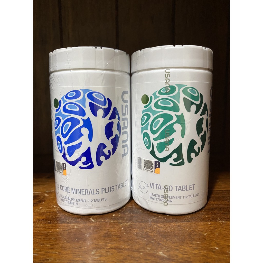 USANA CellSentials Core Minerals Plus Vita AO 细胞基本营养素套装