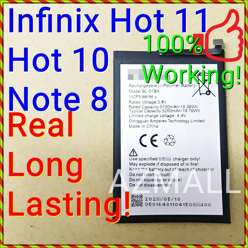 5200mAh NEW ORI Long Lasting Stable Battery BL 51BX For Infinix Hot