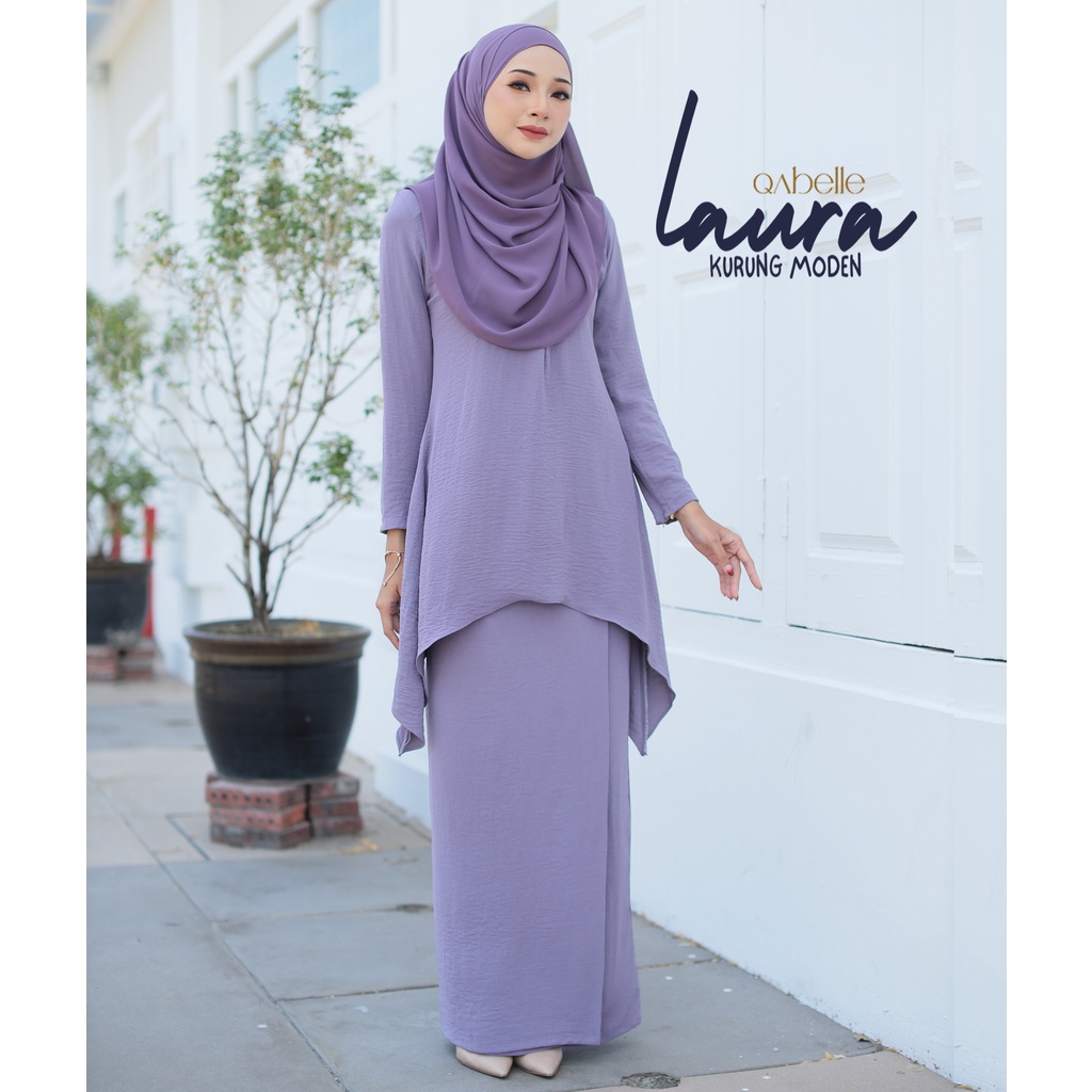 Laura Kurung Readystock By Qabelle Ironless Plussize Shopee Malaysia