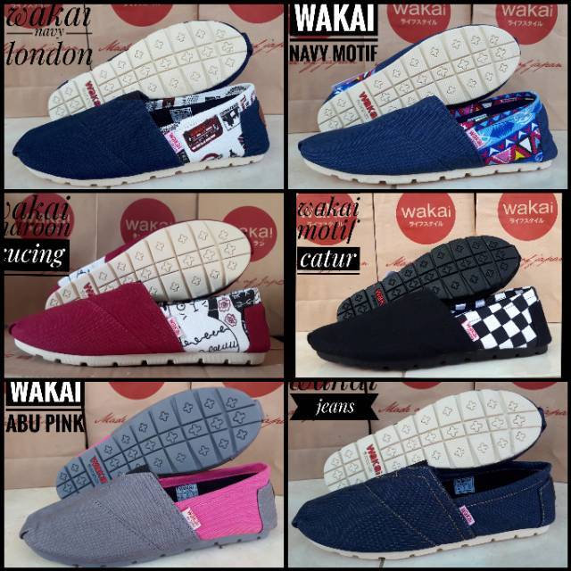 WAKAI New Loafer Slip On Shoes For Men Women GRADE ORI Shopee Malaysia