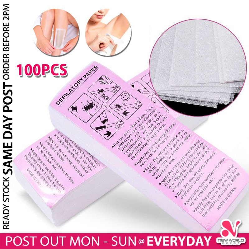 Disposable Wax Depilatory Paper Epilator Waxing Strip Leg