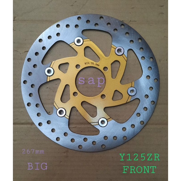 Y125ZR LC135 5S 267MM DISC BRAKE PLATE FRONT PIRING DISK DEPAN Shopee