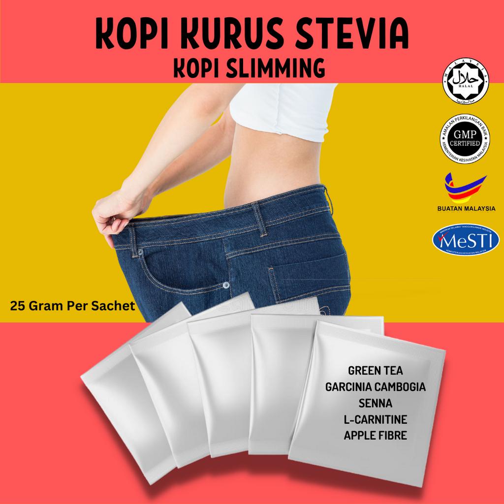 Premium Gred Kopi Kurus Slimming Coffee Kopi Stevia Original