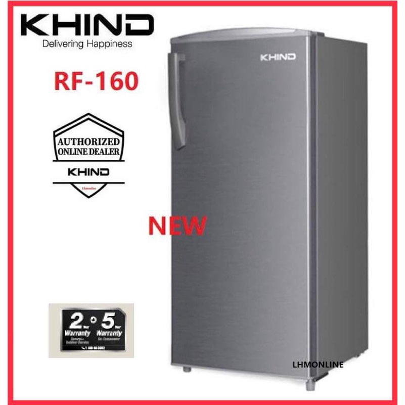 KHIND MIDEA Hitec FRIDGE SINGLE DOOR PETI SEJUK AIS MDRD 229 163L