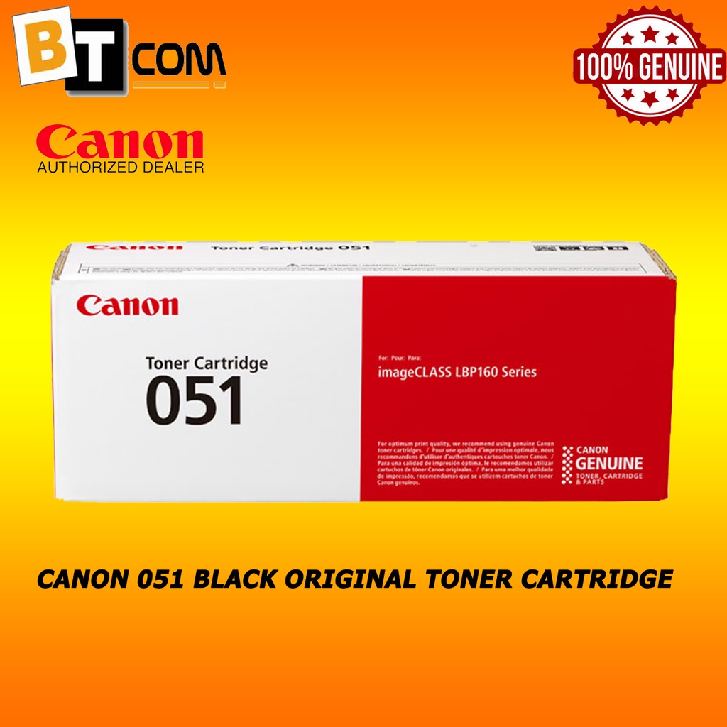 Canon 051 Black Original Toner Cartridge Shopee Malaysia