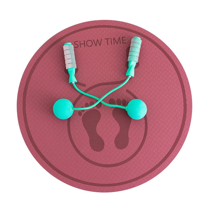 Jump Rope Mat Non Slip Tpe Skipping Rope Mat Shock Absorption Pad