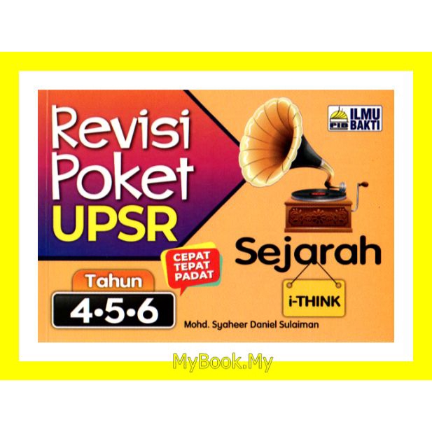 MyB Buku Rujukan Nota Revisi Poket UPSR Tahun 4 5 6 Sejarah Ilmu