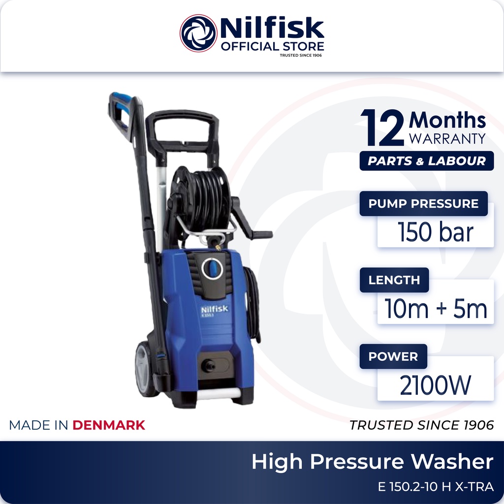 NILFISK E 150 2 10 H X TRA UK High Pressure Washer 2100W 240V