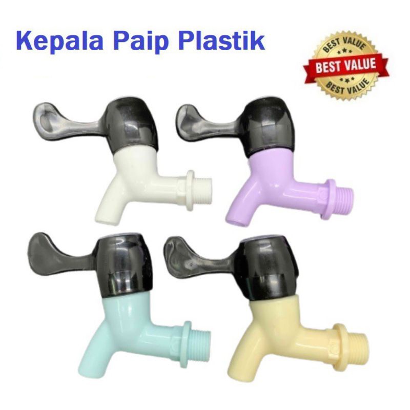 Plastik Kepala Paip Plastik Kitchen Bathroom Sink Faucet Pvc