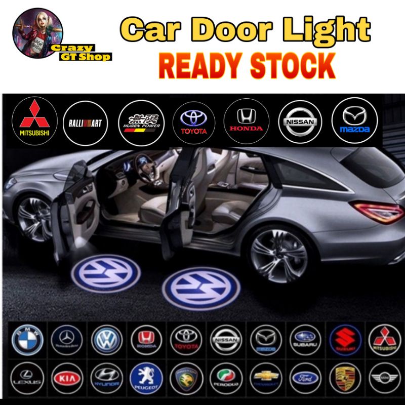 New Universal LED Car Door Welcome Laser Projector Logo Ghost Shadow