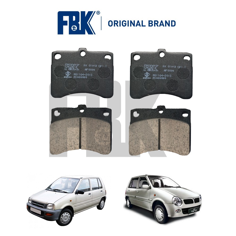 FBK Disc Brake Pad Front Perodua Kancil Without Brake Shims