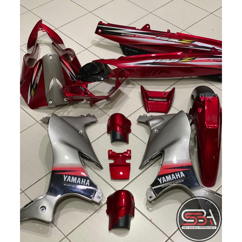 Coverset Original Hly Yamaha Z Zr Hitam Biru Merah Skala Design