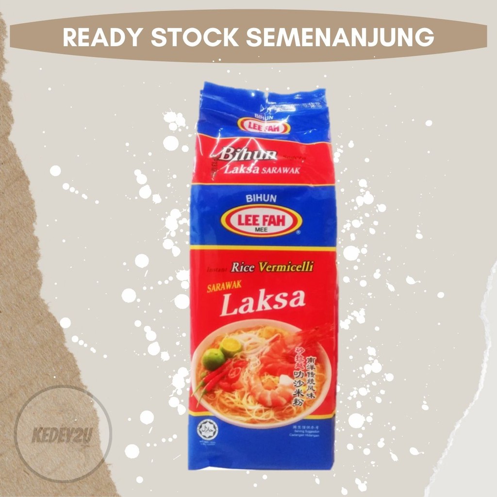 Ready Stock Kl Lee Fah Sarawak Laksa Instant Rice Vermicelli