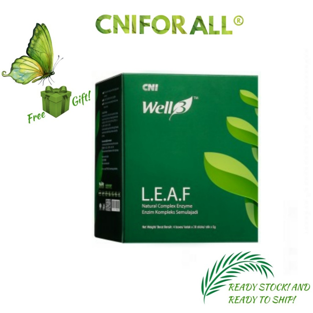 CNI Well3 L E A F Life Enzyme Advanced Formula 20s Enhance Gastro