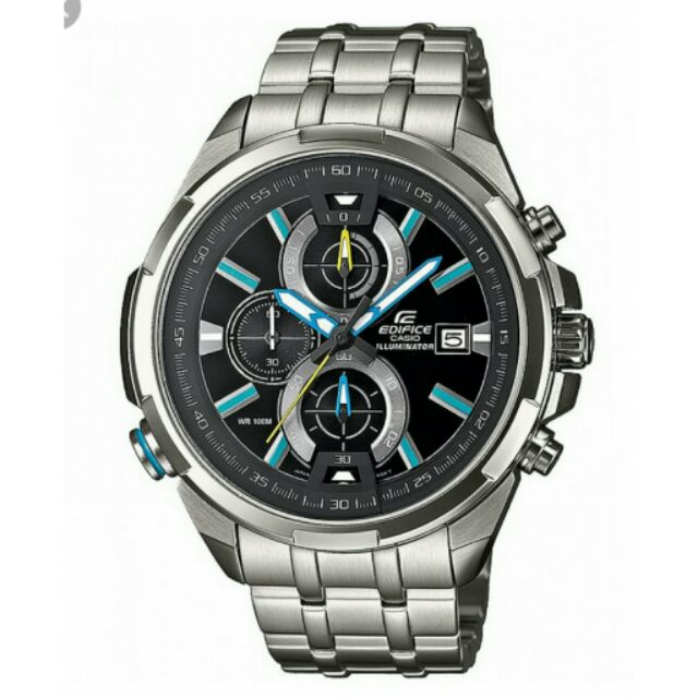 Casio Edifice Men S Chronograph Efr D Steel With Box Shopee Malaysia