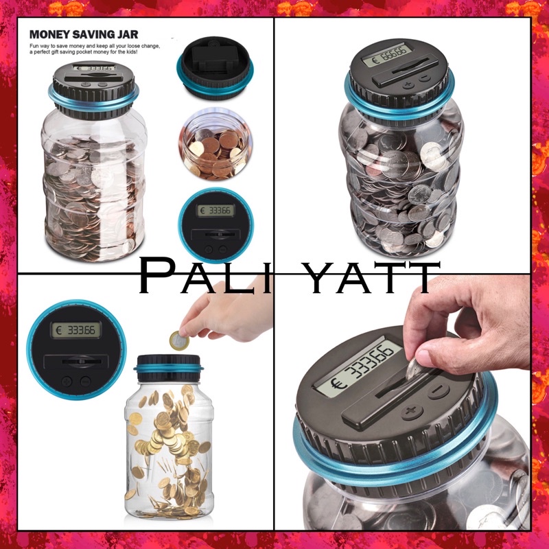 Ready Stock Tabung Duit Syiling Tabung Digital Digital Coin