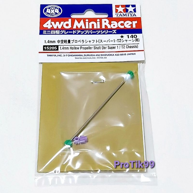 Original Tamiya 15205 Drive Shaft 1 4mm Hollow Propeller For Super