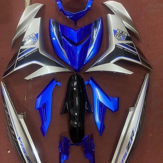 COVER SET BODY SET YAMAHA Y SUKU Y15ZR V1 BLUE BIRU FIRST MODEL 2020