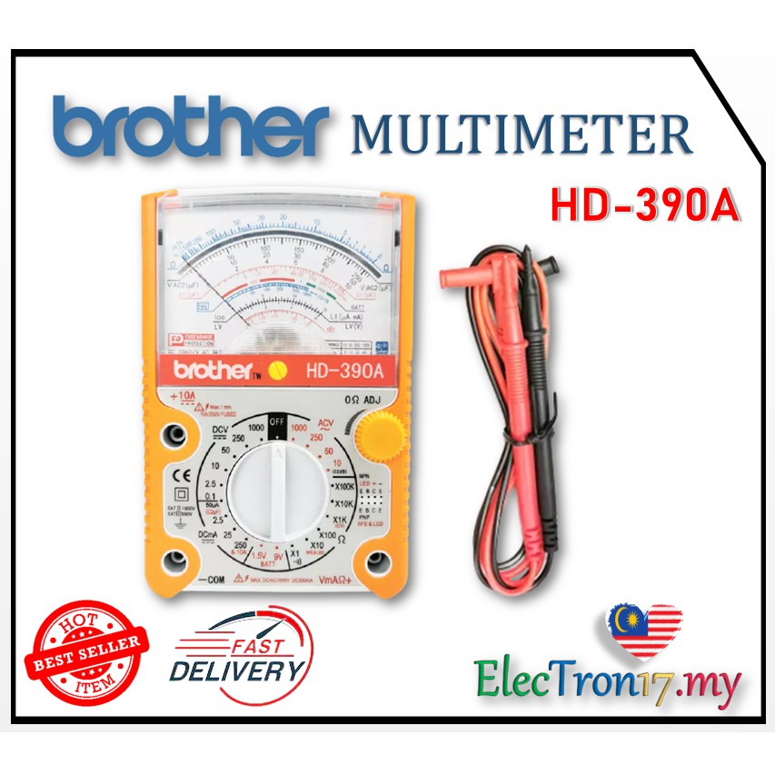 Brother Analog Multimeter Hd A Shopee Malaysia