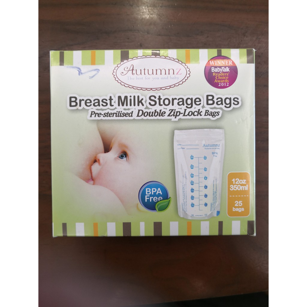 Autumnz Breast Milk Storage Bags Ml Oz Shopee Malaysia