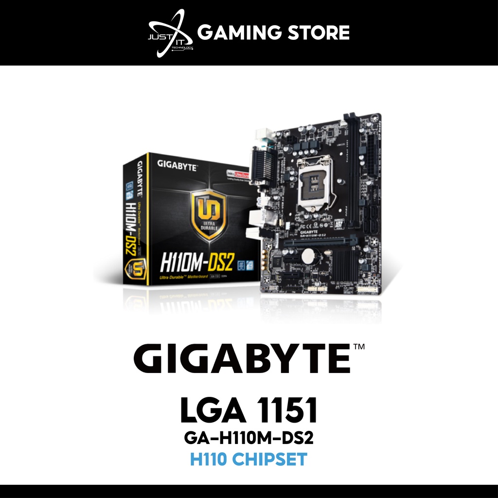 GIGABYTE GA H110M DS2 MAINBOARD LGA1151 Motherboard Shopee Malaysia