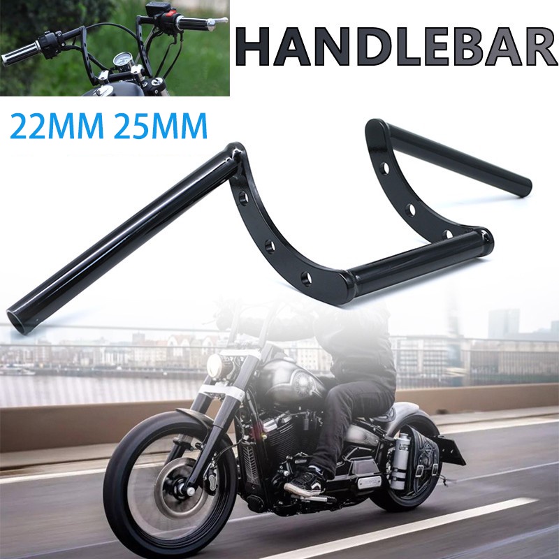 1 Motorcycle Z Handle Bars 22mm 25mm Tracker Handlebars Drag Z Bar For