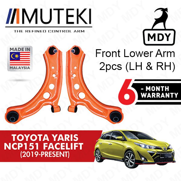 L R Muteki Front Lower Arm For Toyota Yaris Ncp Present