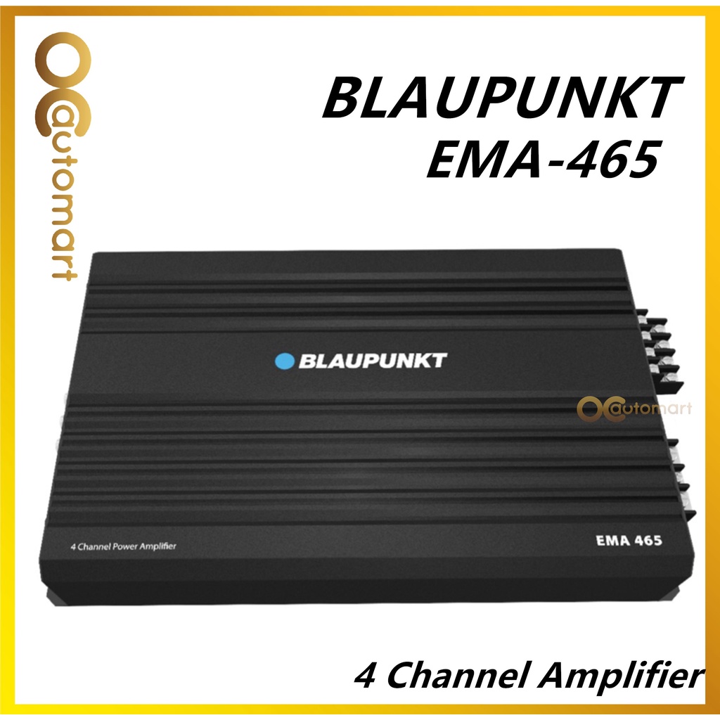 Blaupunkt 4 Channel Power Car Amplifier 480 Watts EMA 465 Shopee Malaysia