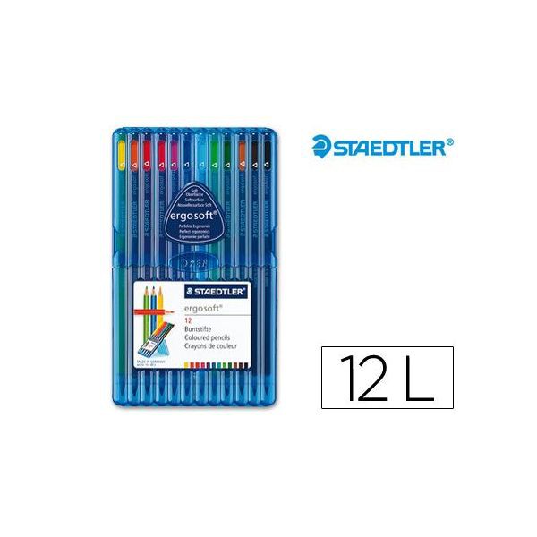 Staedtler Ergosoft Box Containing Coloured Pencils In Assorted