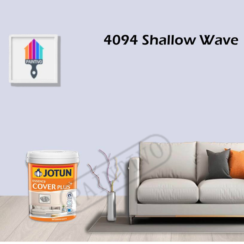 Shallow Wave L Jotun Essence Cover Plus Matt Bue Colour Indoor